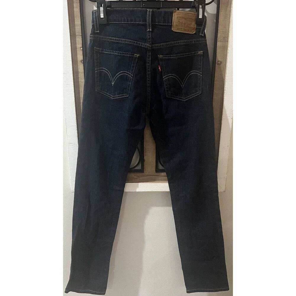 Levis 510 Super Skinny Jeans Size 14R (27x27) Dark Wash Denim